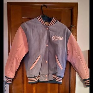 80’s/90’s Guess Vintage suede bomber jacket